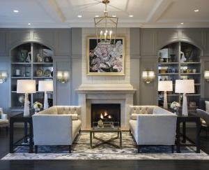 The Lobby Fireplace at The Ballantyne, Charlotte